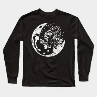 mushrooms and moon Long Sleeve T-Shirt